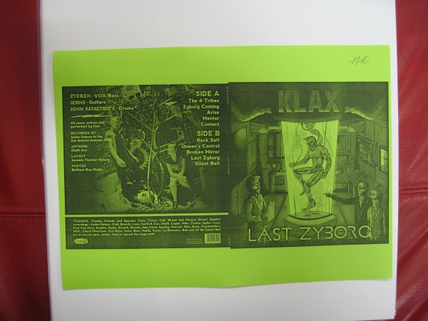 KLAX - Last Zyborg 2 x LP test pressing ltd.