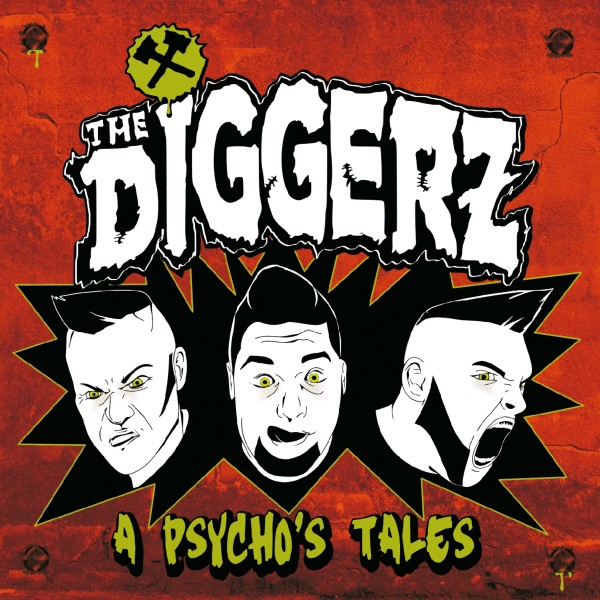DIGGERZ - A Psycho's Tales LP orange ltd.