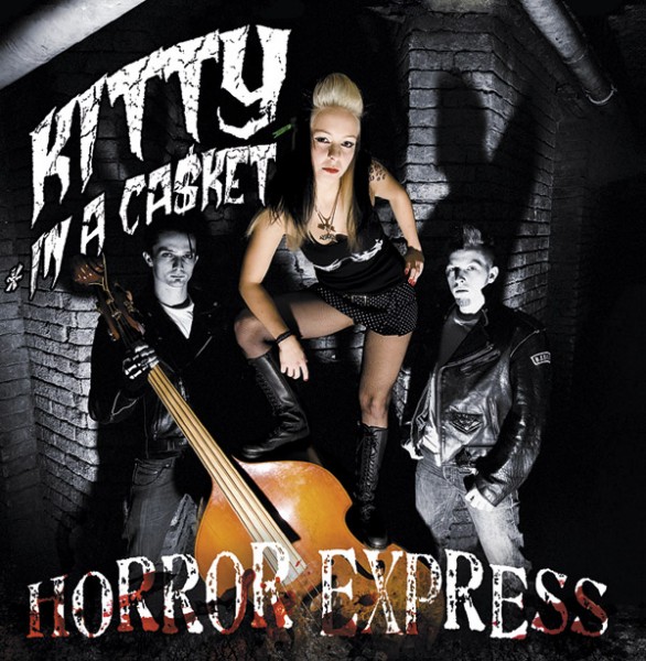 KITTY IN A CASKET - Horror Express LP ltd. green