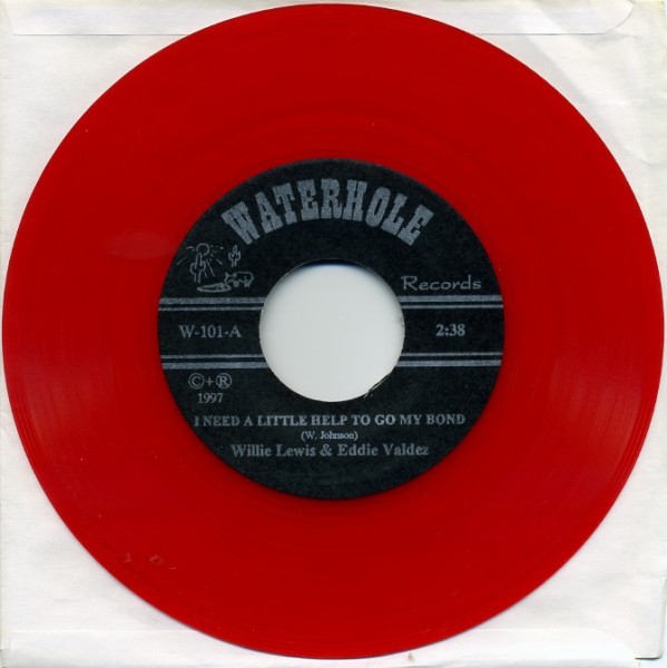 LEWIS, WILLIE & VALDEZ, EDDIE 7" red vinyl