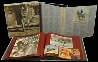WAYNE, JOHN - In Music & Poster Art 10-CDs/1-DVD Box & Book
