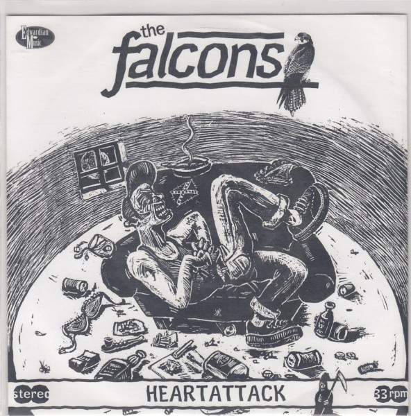FALCONS - Heartattack 7"EP 2nd Hand