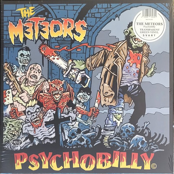 METEORS - Psychobilly GREEN ltd. LP