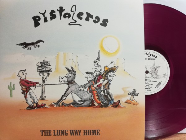 PISTOLEROS - The Long Way Home LP ltd. red
