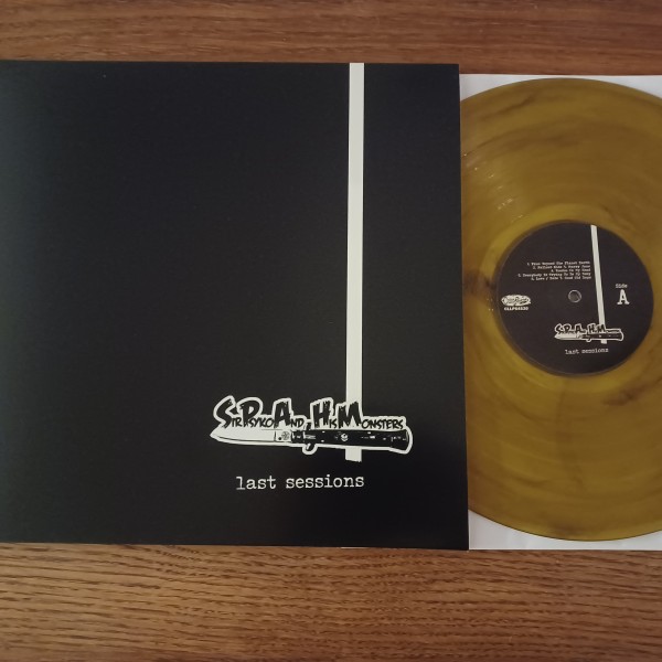 SIR PSYKO AND HIS MONSTERS - Last Sessions LP YELLOW/BLACK MARBLEDD ltd.