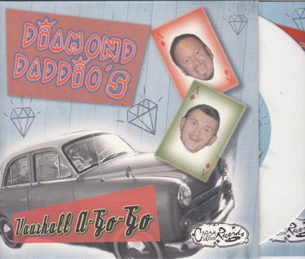 DIAMOND DADDIO'S - Vauxhall A-Go-Go 7"EP white ltd.