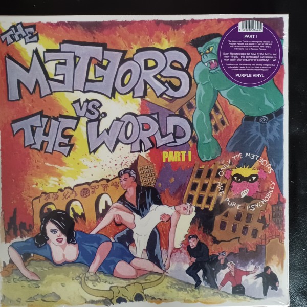 METEORS - The Meteors Vs. The World - Part I LP purple
