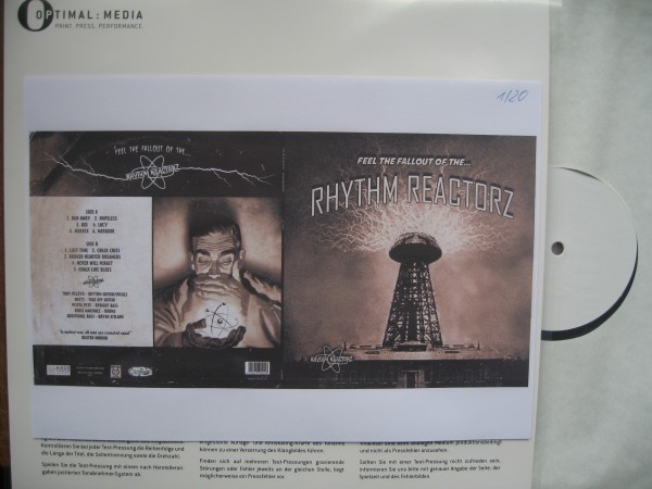 RHYTHM REACTORZ - Feel The Fallout Of The...LP test pressing