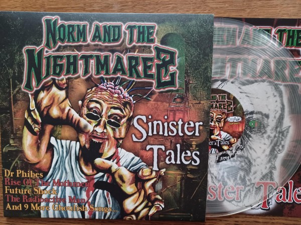 NORM AND THE NIGHTMAREZ - Sinister Tales LP clear ltd.