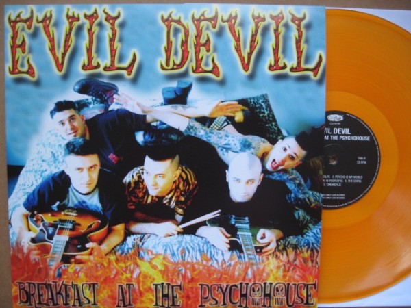 EVIL DEVIL - Breakfast At The Psychohouse LP orange ltd.