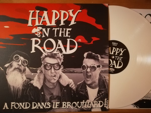 HAPPY ON THE ROAD - A Fond Dans Le Brouillard! LP white ltd.