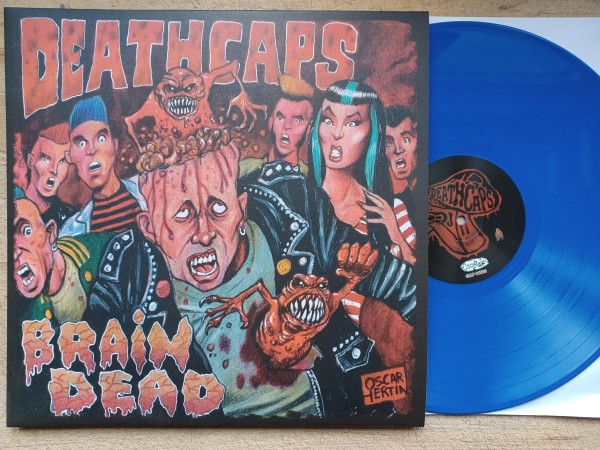 DEATHCAPS - Braindead LP blue ltd.