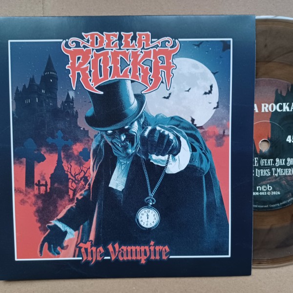 DE LA ROCKA - The Vampire 7" CLEAR/BLACK ltd.