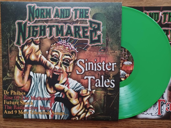 NORM AND THE NIGHTMAREZ - Sinister Tales LP green ltd.