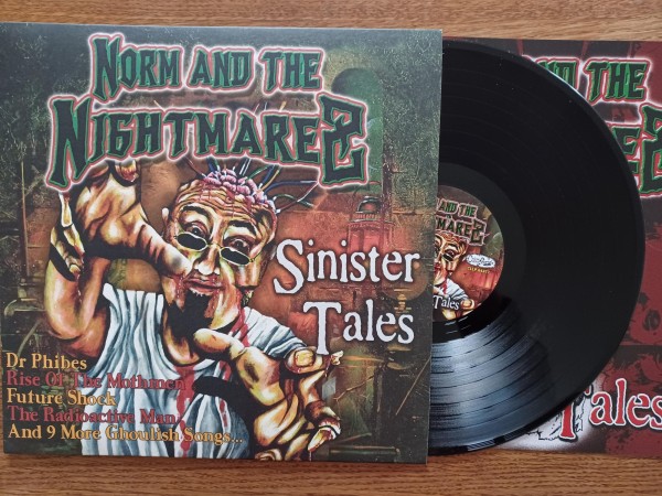 NORM AND THE NIGHTMAREZ - Sinister Tales LP black