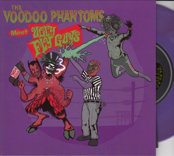 The Voodoo Phantoms / The Ugly Fly Guys Split 7" EP