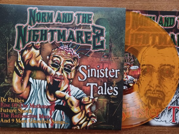 NORM AND THE NIGHTMAREZ - Sinister Tales LP orange ltd.