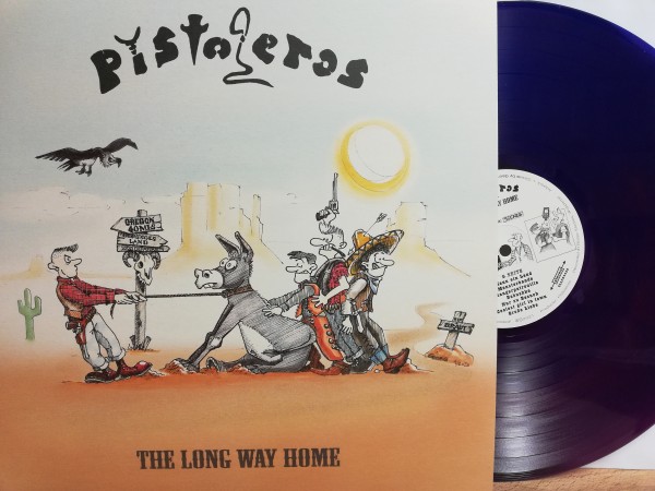 PISTOLEROS - The Long Way Home LP ltd. blue