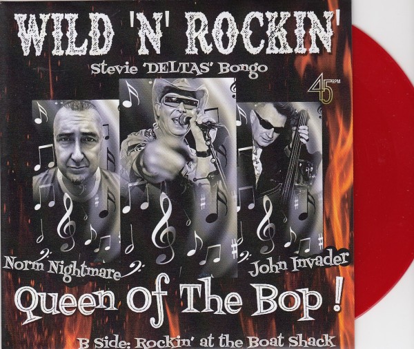 WILD 'N' ROCKIN' - Queen Of The Bop! 7" RED ltd.
