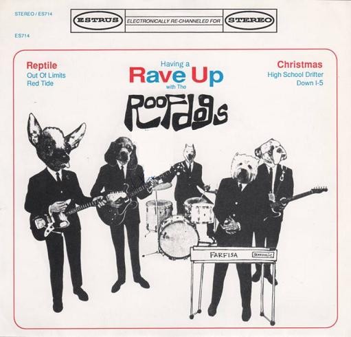 ROOFDOGS - Having A Rave Up With The Roofdogs 7"EP 2nd Hand