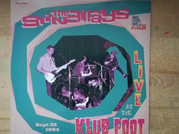 STING-RAYS - Live At The Klub Foot LP ltd.