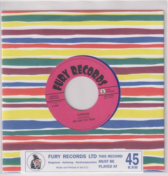 FURIOUS - We Are The Teds 7" 2nd Hand