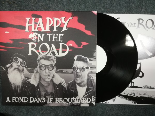 HAPPY ON THE ROAD - A Fond Dans Le Brouillard! LP test pressing ltd.!