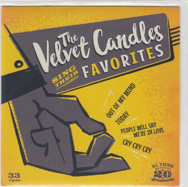 THE VELVET CANDLES - Sing Their Favorites 7"EP