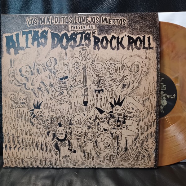 MIGHTY DEAD RABBITS - Altas Dosis De Rock N Roll LP yellow/red/brown