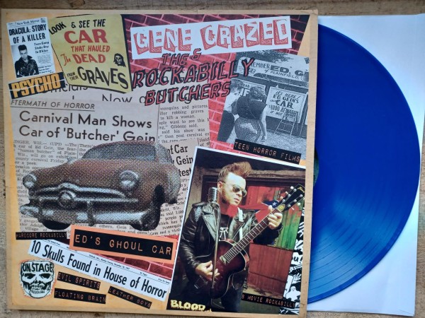 GENE CRAZED & THE ROCKABILLY BUTCHERS - Same LP blue ltd.