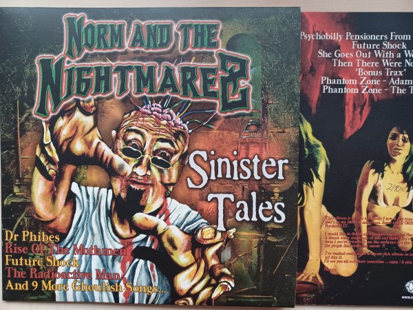 NORM AND THE NIGHTMAREZ - Sinister Tales LP colour mix ltd.