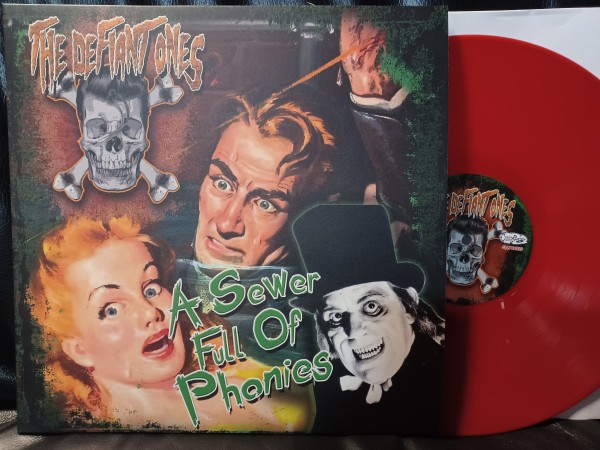 DEFIANT ONES - A Sewer Full Of Phonies LP red ltd.