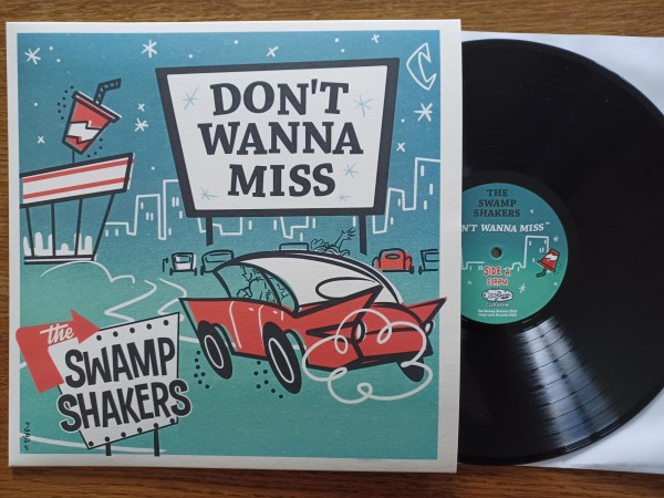 SWAMP SHAKERS - Don't Wanna Miss LP ltd. black