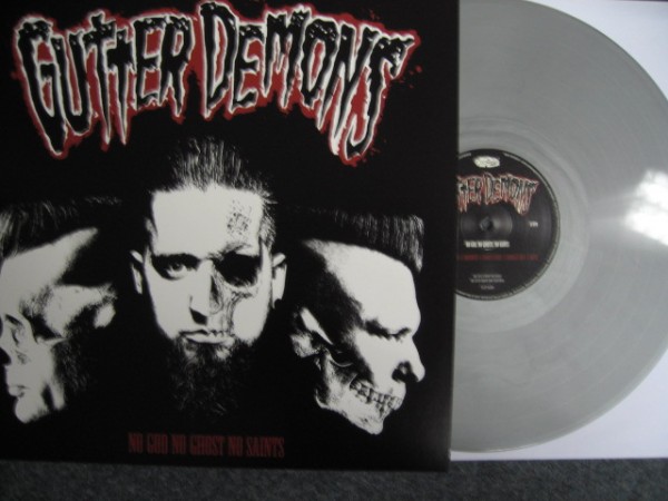 GUTTER DEMONS - No God No Ghost No Saints LP silver ltd.