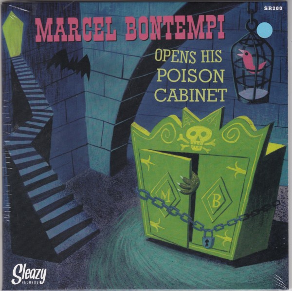 MARCEL BONTEMPI - Opens His Poison Cabinet 7" BLUE ltd.