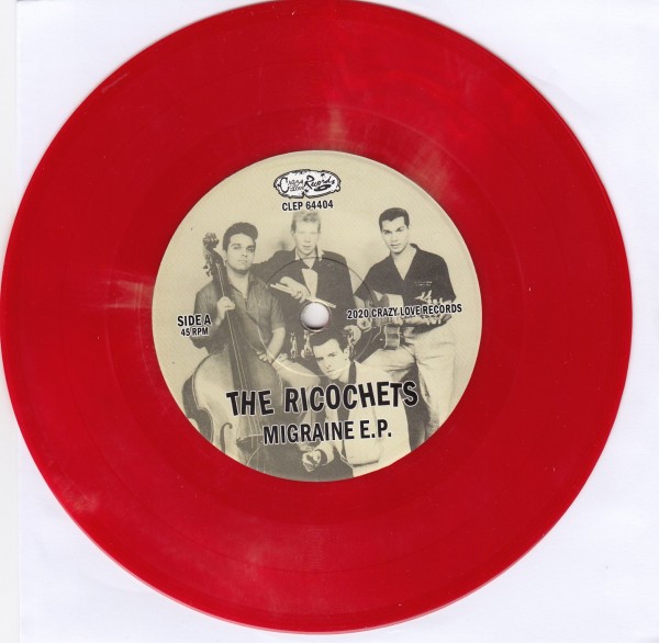 RICOCHETS - Migraine 7"EP red ltd.