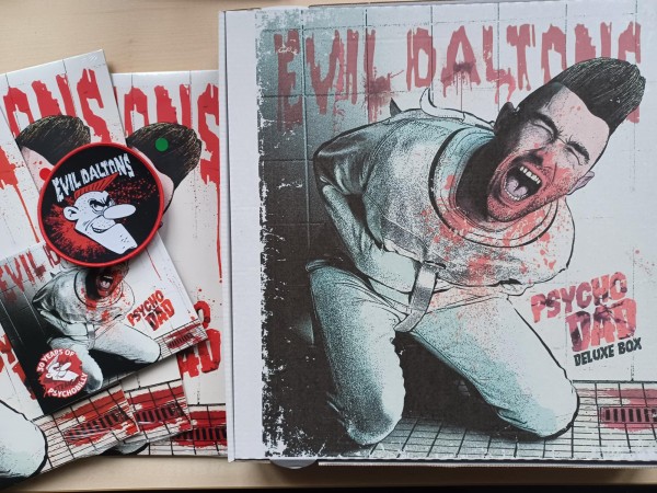 EVIL DALTONS - Psycho Dad BOX + L Shirt
