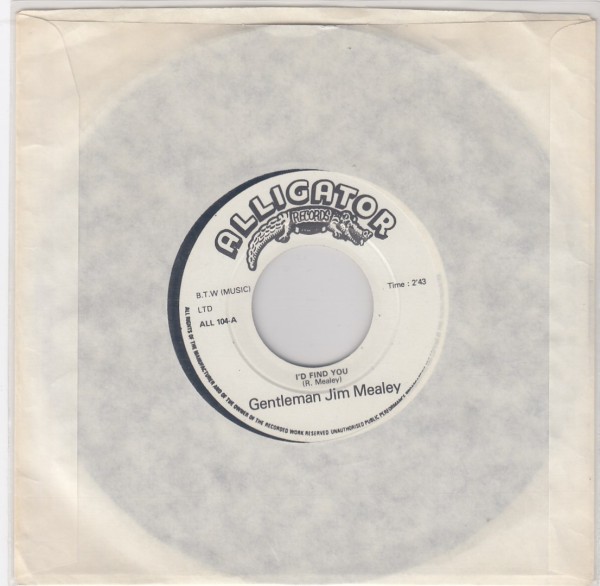 GENTLEMAN JIM MEALEY - I'd Find You 7" no PS 2nd Hand