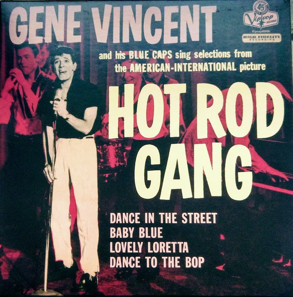 GENE VINCENT & HIS BLUE CAPS - Hot Rod Gang 7"EP 2nd Hand