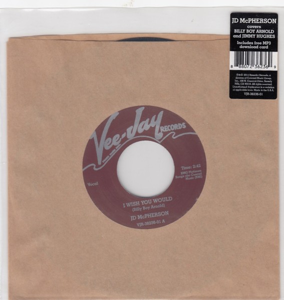 JD McPHERSON -I Wish You Would 7" 2nd Hand