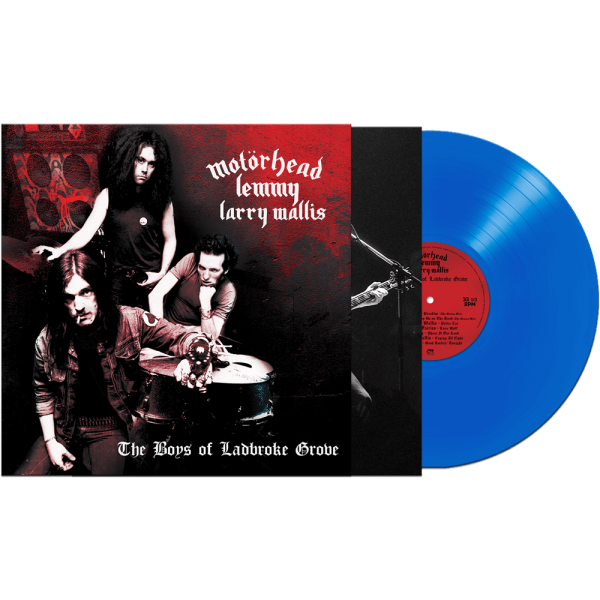 Motörhead, Lemmy, Larry Wallis – The Boys of Ladbroke Grove LP BLUE