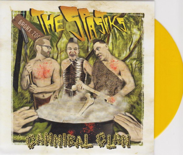 SPASTIKS - Cannibal Clan 7"EP yellow ltd.