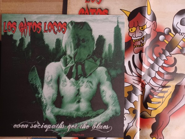 LOS GATOS LOCOS - Even Sociopaths Get The Blues LP. ltd. BLACK