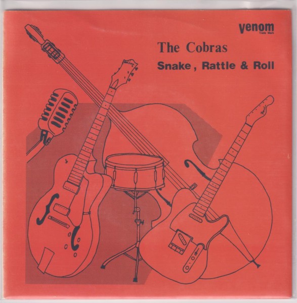 THE COBRAS - Snake, Rattle & Roll 7"EP 2nd Hand