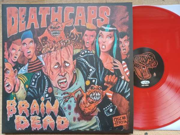 DEATHCAPS - Braindead LP red ltd.