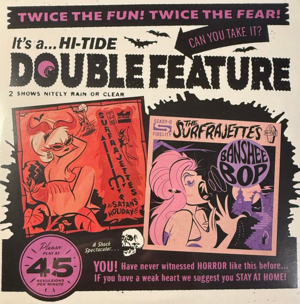 THE SURFRAJETTES - Double Feature 7" ltd.