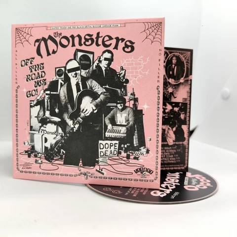 MONSTERS - Off The Road We Go Picture CD