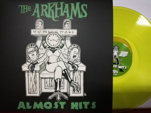 ARKHAMS - Almost Hits LP ltd. lime yellow