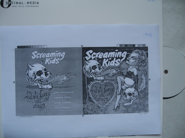 SCREAMING KIDS - Hasta Luego Mi Amor LP test pressing ltd.