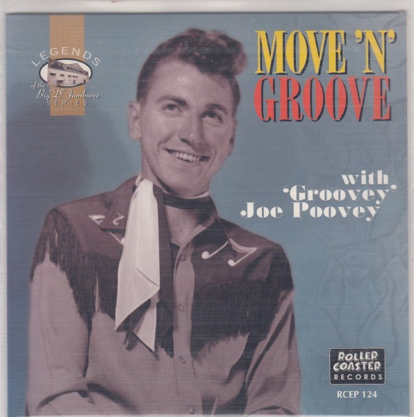 GROOVEY JOE POOVEY - Move 'n' Around 7"EP 2nd Hand